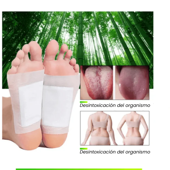 Kit Adesivo Detox - Elimina Dolores, Hinchazones y Desintoxica - 100% Natural